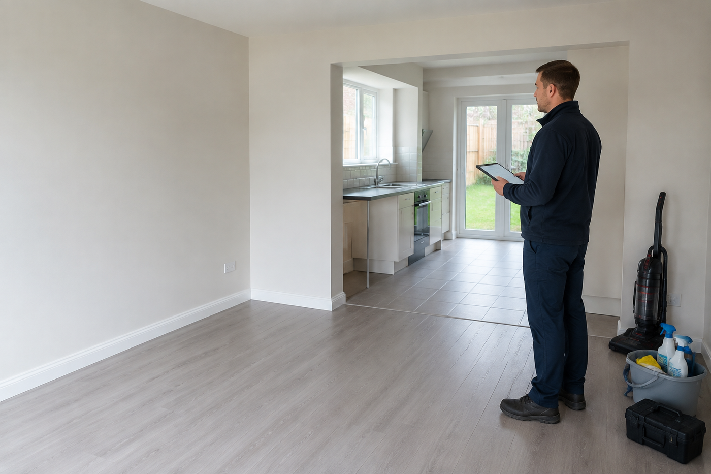 Freshly prepared rental property following an end-of-tenancy service in North West England