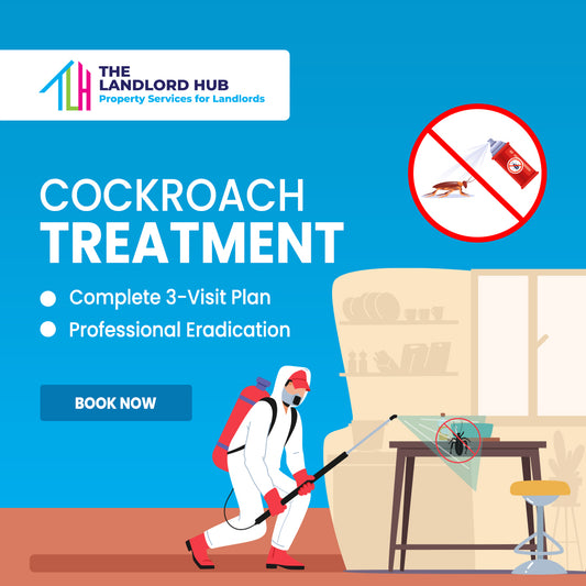 Cockroach Treatment – Targeted Pest Elimination (3 Visits)